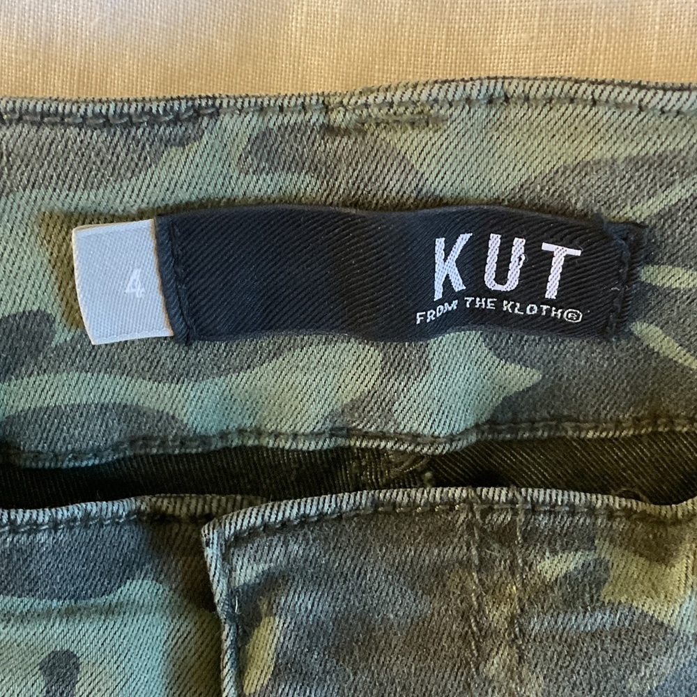 Kut from the Kloth Green Camo Pants - Picture 2 of 8